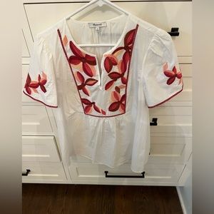 Madewell Embroidered Top